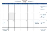 Calendar